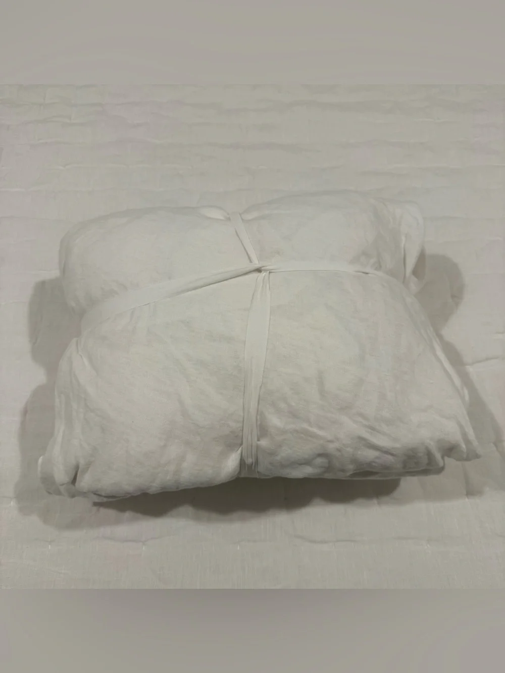 Quince European Linen Sheet Set 4-piece King MSRP $204 - White